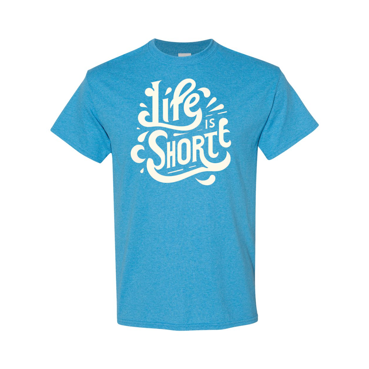 Life Is Short Heavy Cotton T-Shirt