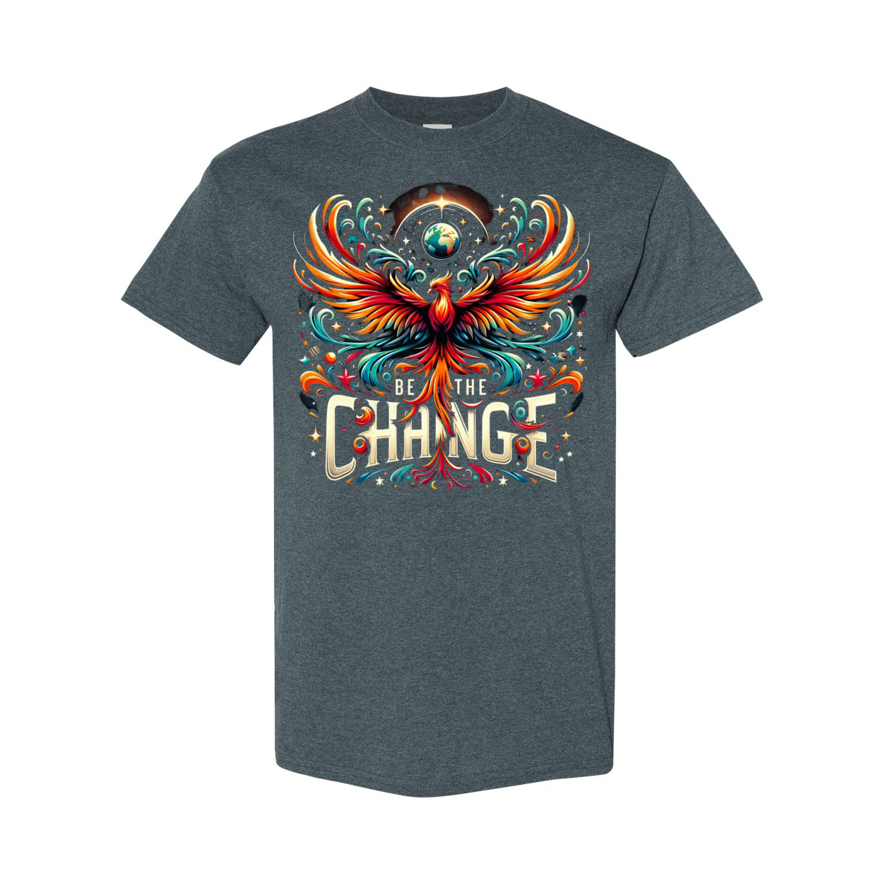 Be The Change Heavy Cotton T-Shirt