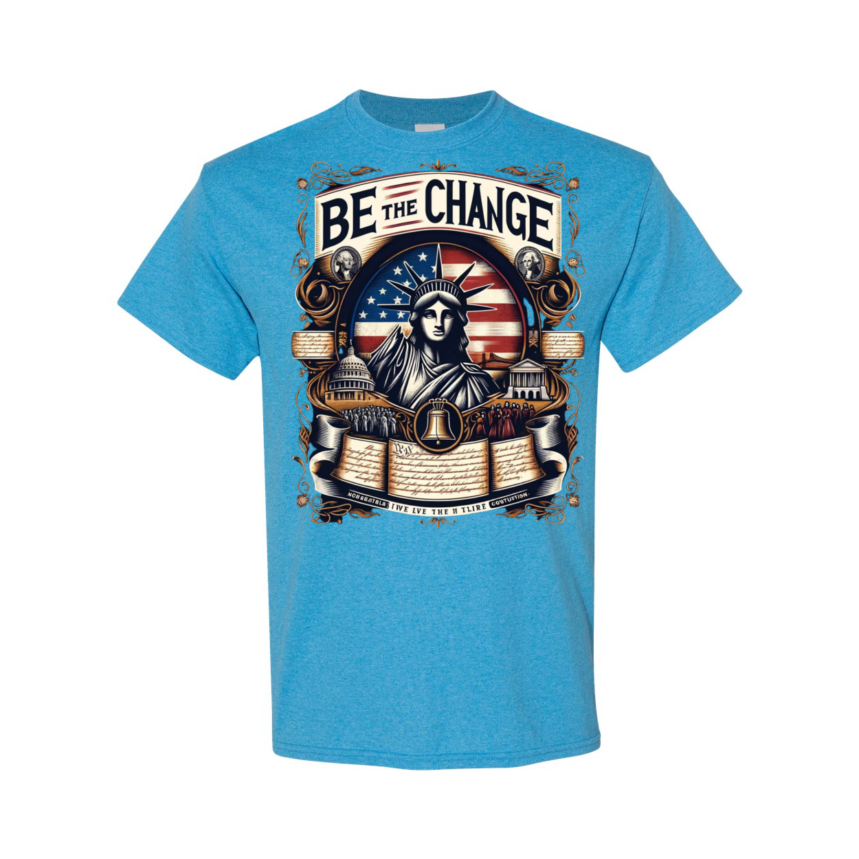 Be The Change Heavy Cotton T-Shirt