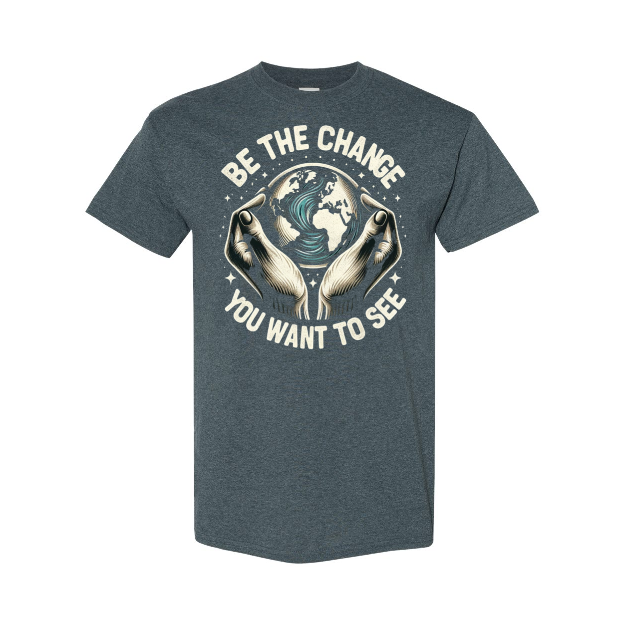 Be The Change You Want To See Cotton T-Shirt