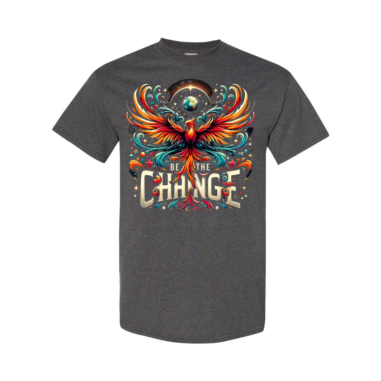 Be The Change Heavy Cotton T-Shirt