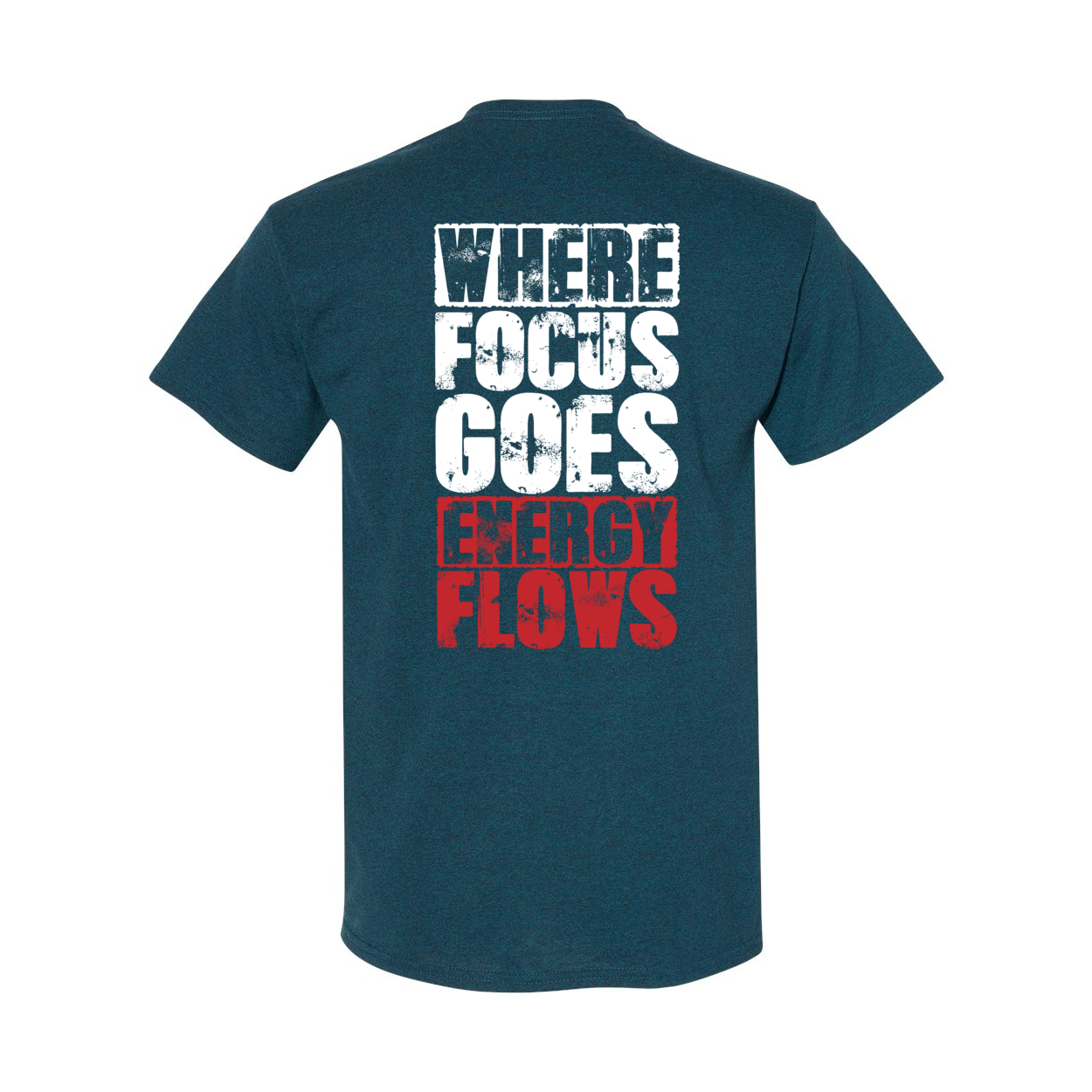 Where Focus Goes, Energy Heavy Cotton T-Shirt