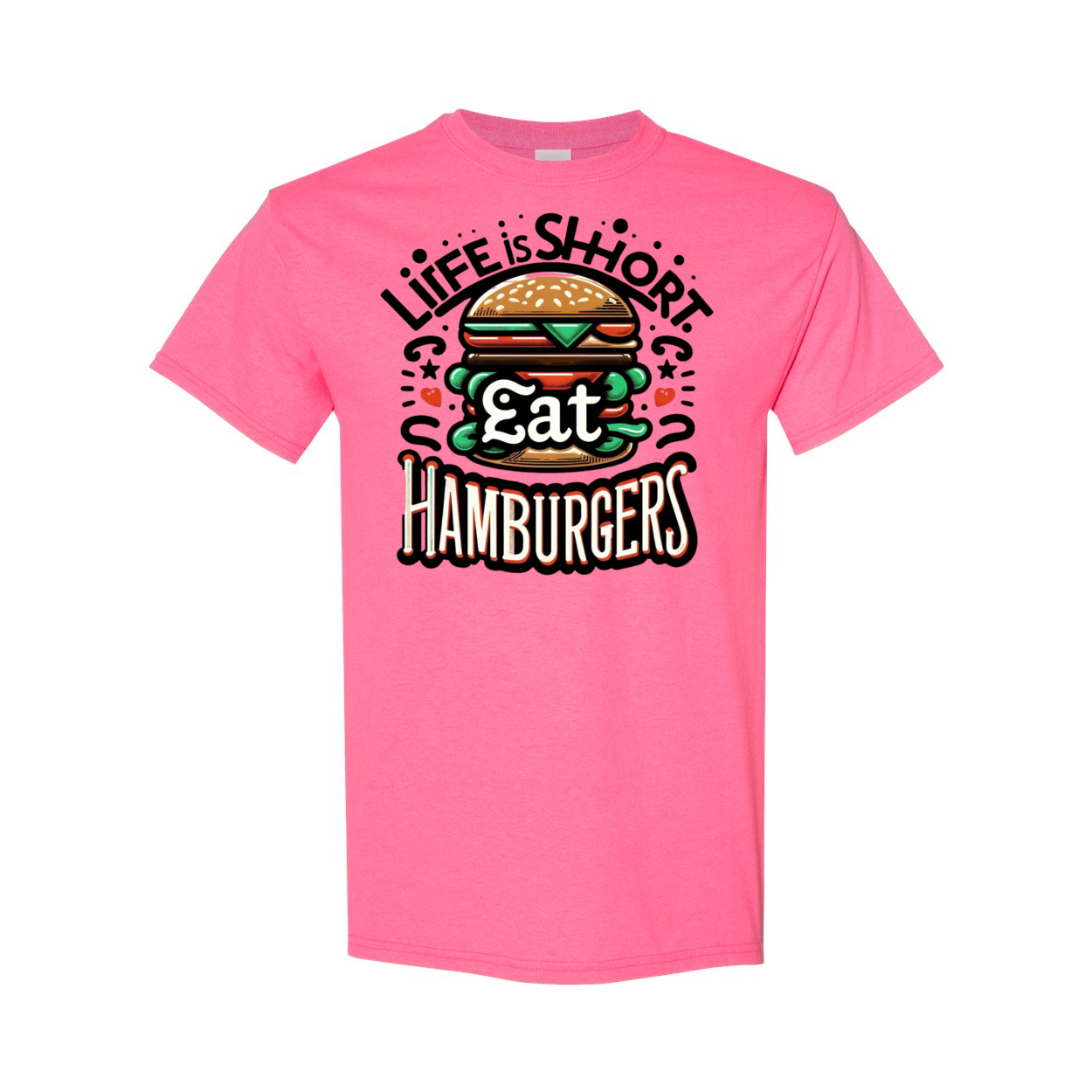 Life is Short Eat Heavy Cotton T-Shirt