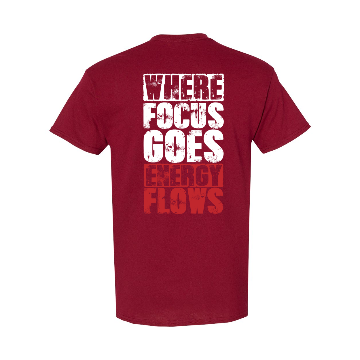 Where Focus Goes, Energy Heavy Cotton T-Shirt