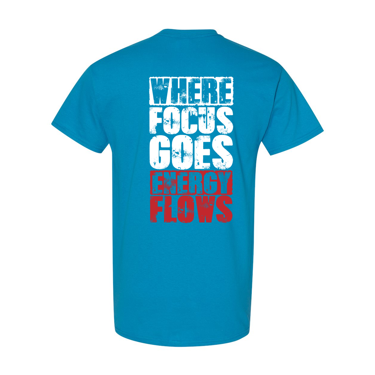 Where Focus Goes, Energy Heavy Cotton T-Shirt