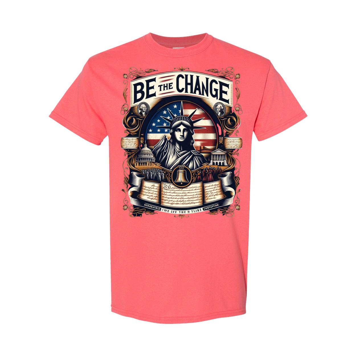 Be The Change Heavy Cotton T-Shirt