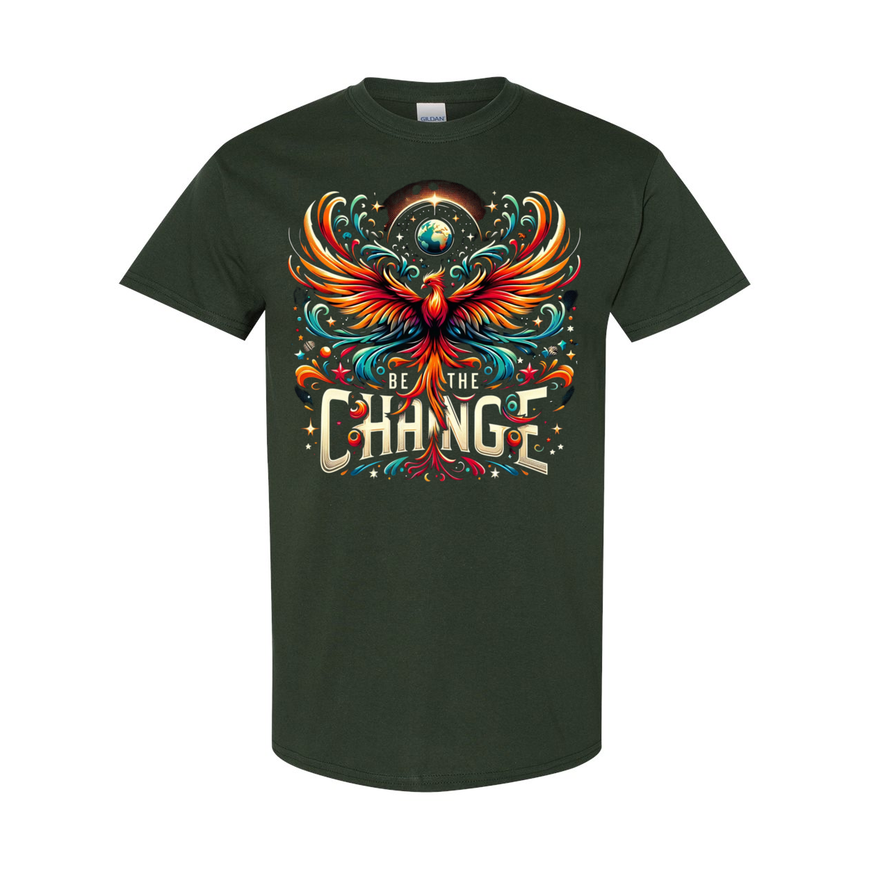 Be The Change Heavy Cotton T-Shirt