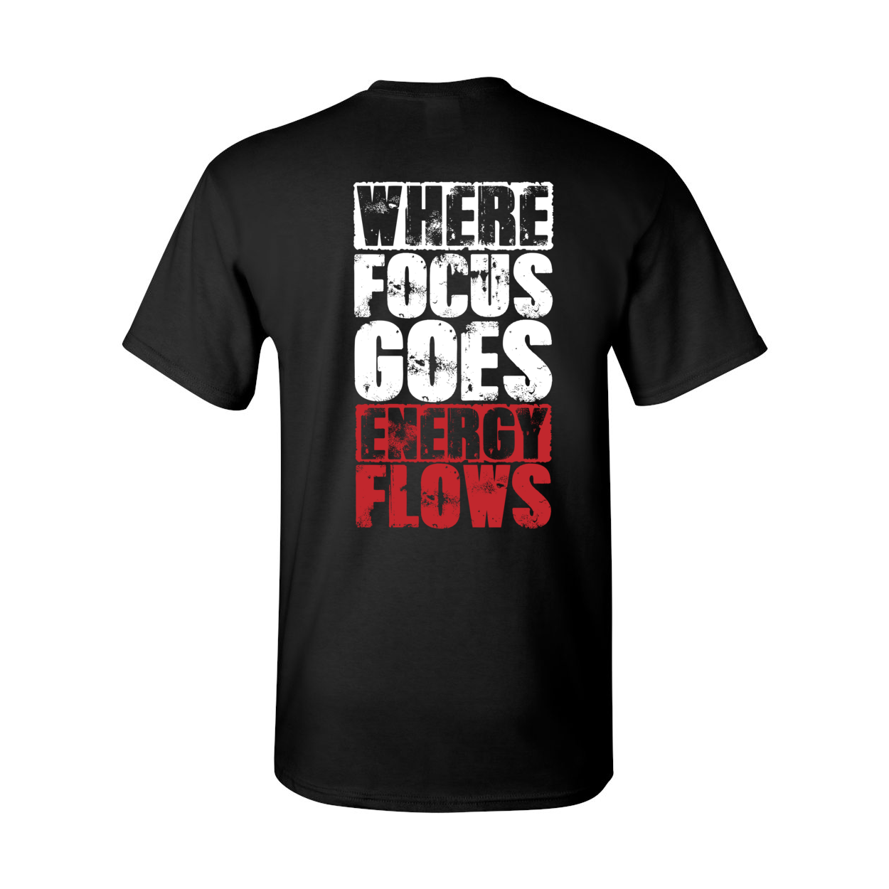 Where Focus Goes, Energy Heavy Cotton T-Shirt