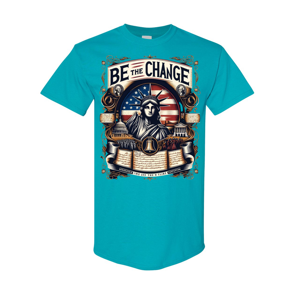 Be The Change Heavy Cotton T-Shirt