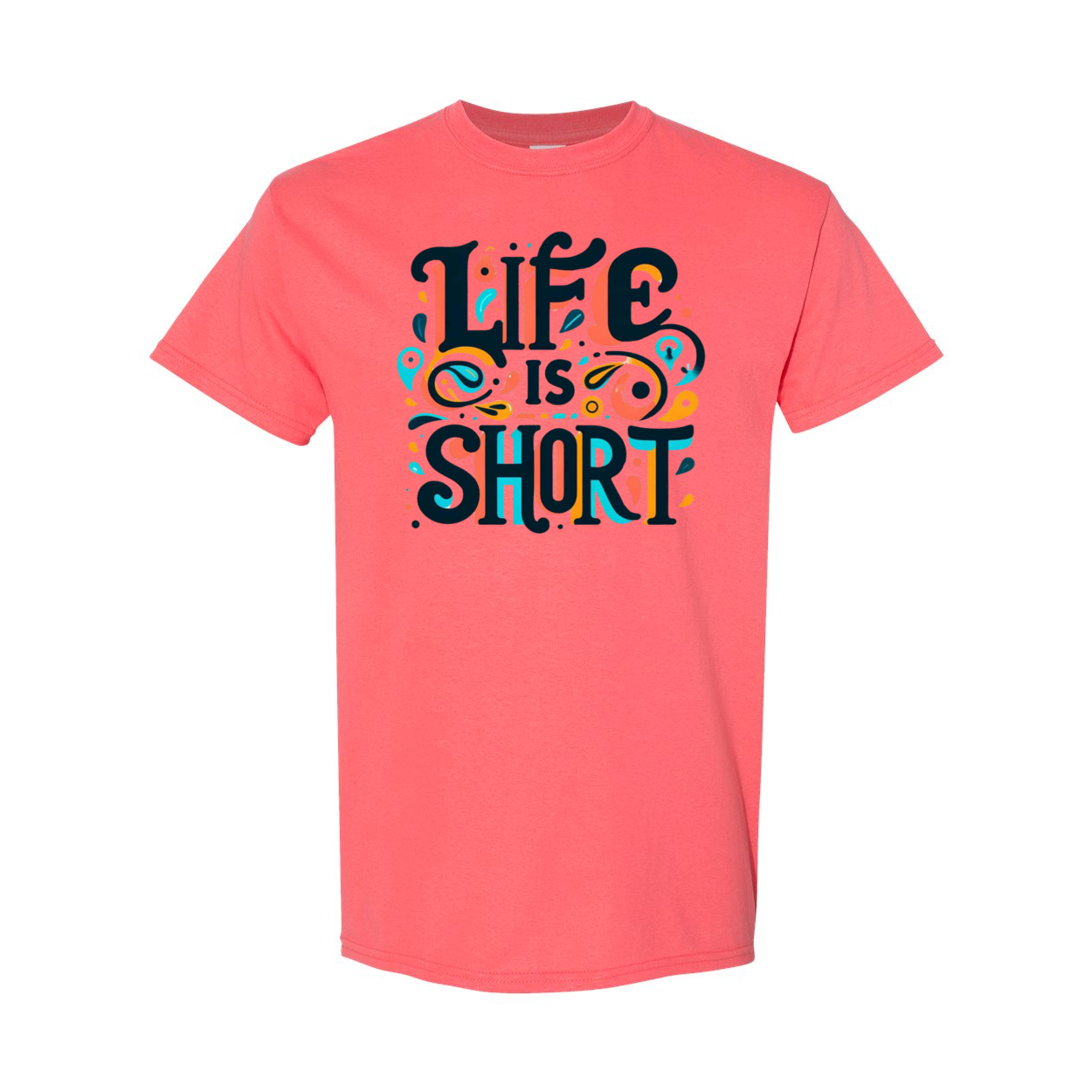 Life is Short Heavy Cotton T-Shirt