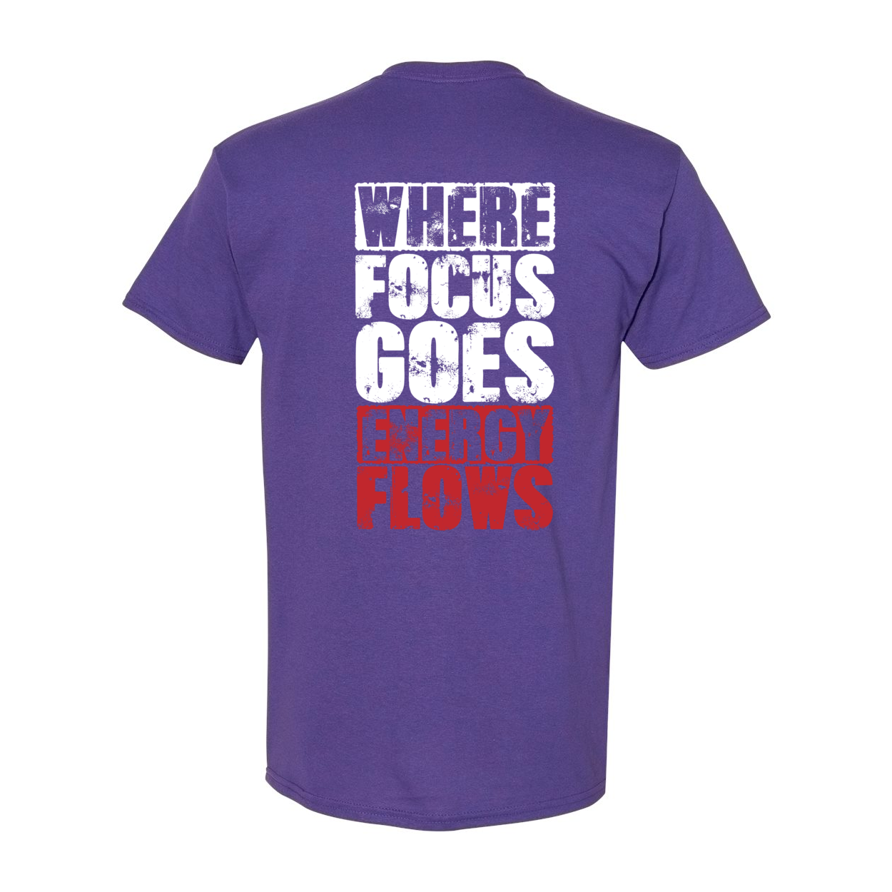 Where Focus Goes, Energy Heavy Cotton T-Shirt