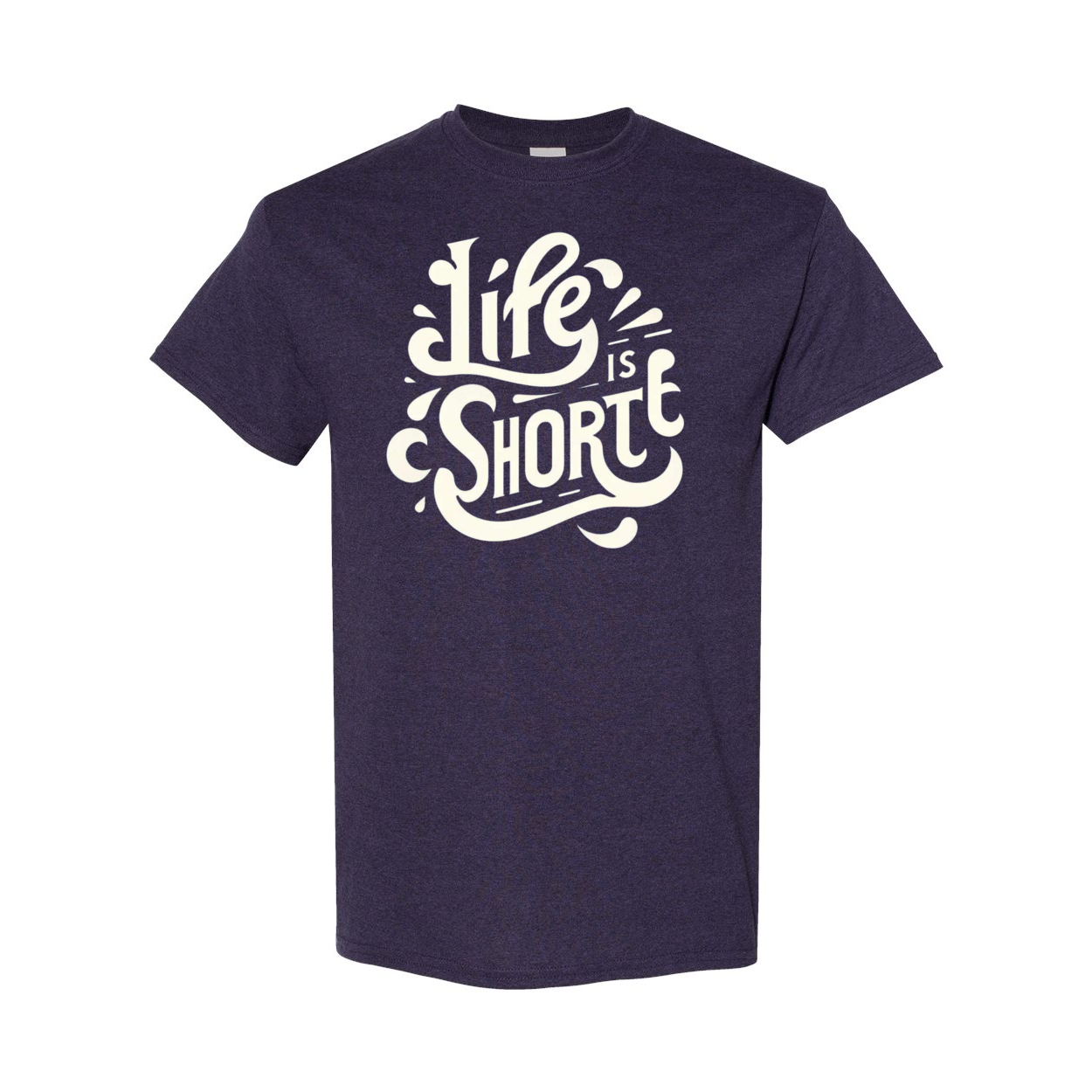 Life Is Short Heavy Cotton T-Shirt