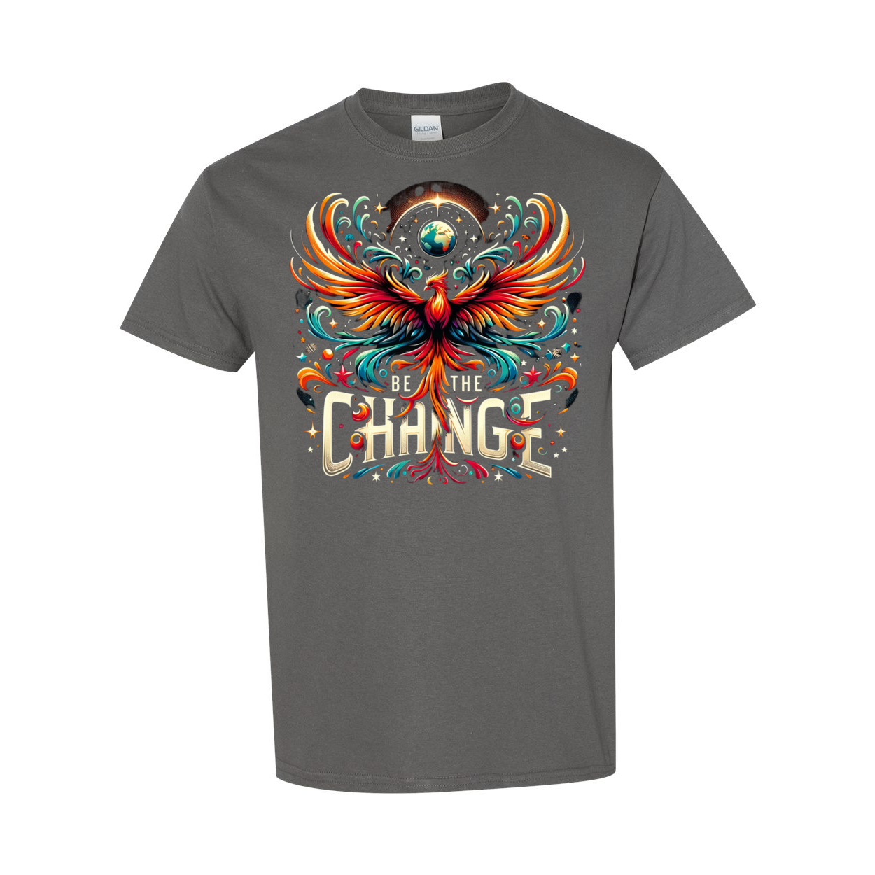 Be The Change Heavy Cotton T-Shirt